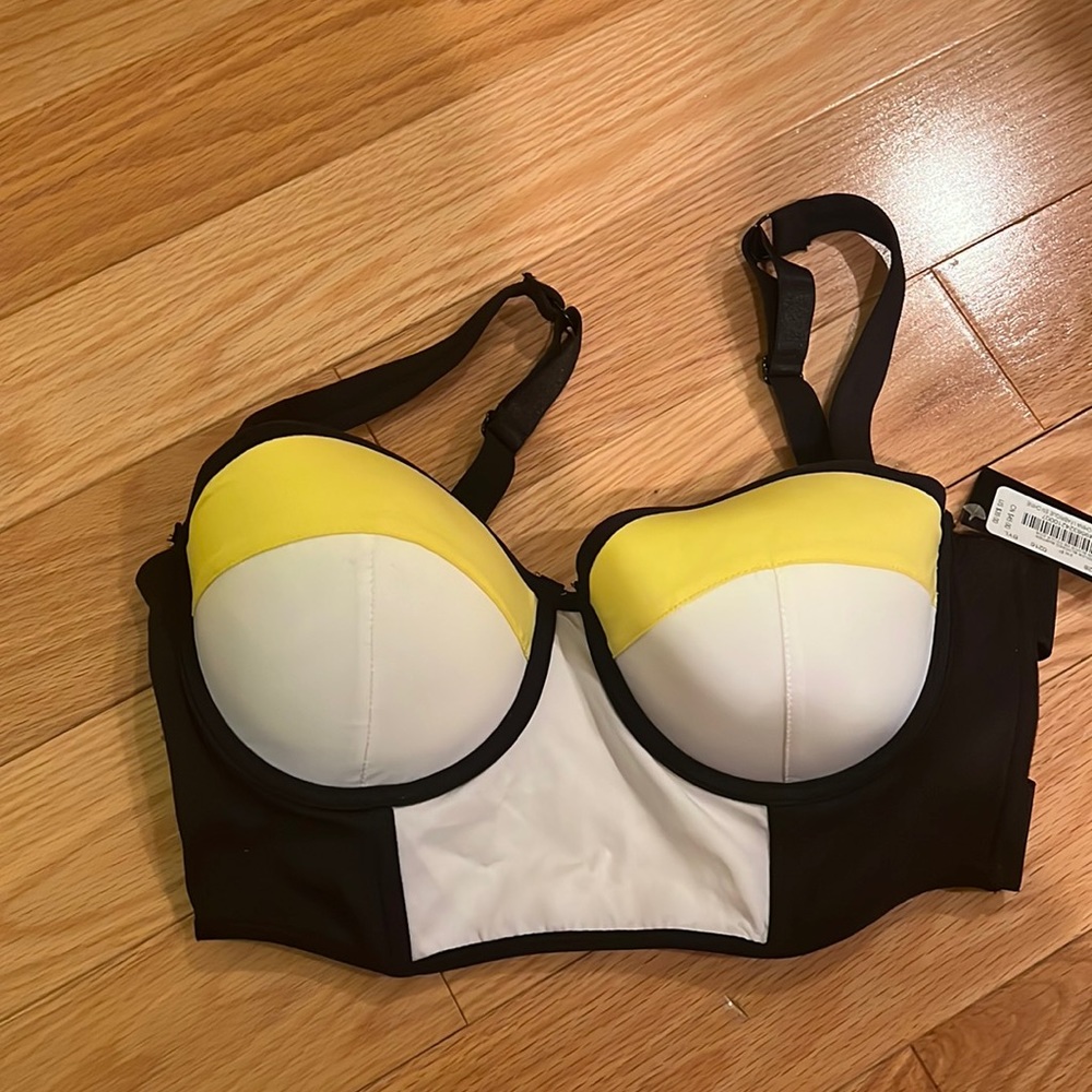 Color block bustier